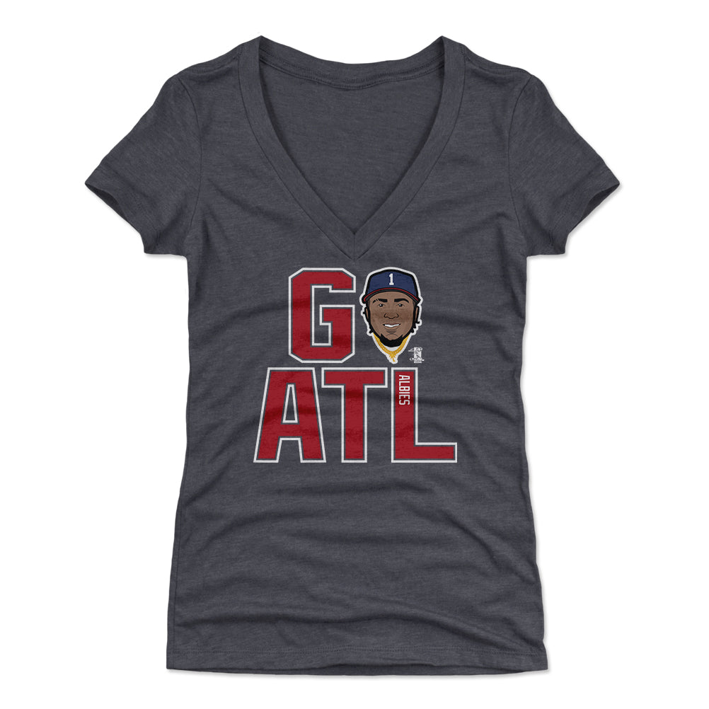Ozzie Albies Women's V-Neck T-Shirt | 500 LEVEL