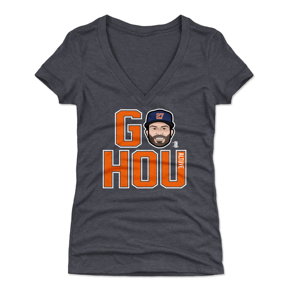 Jose Altuve Women's V-Neck T-Shirt | 500 LEVEL
