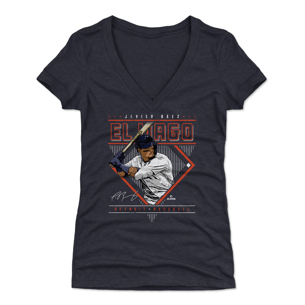 Javier Baez Women's V-Neck T-Shirt | 500 LEVEL