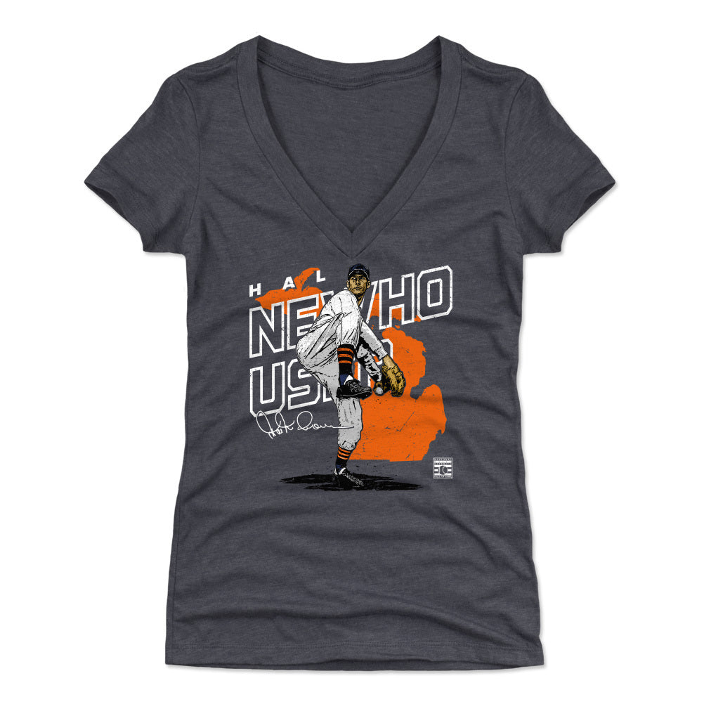 Hal Newhouser Women's V-Neck T-Shirt | 500 LEVEL