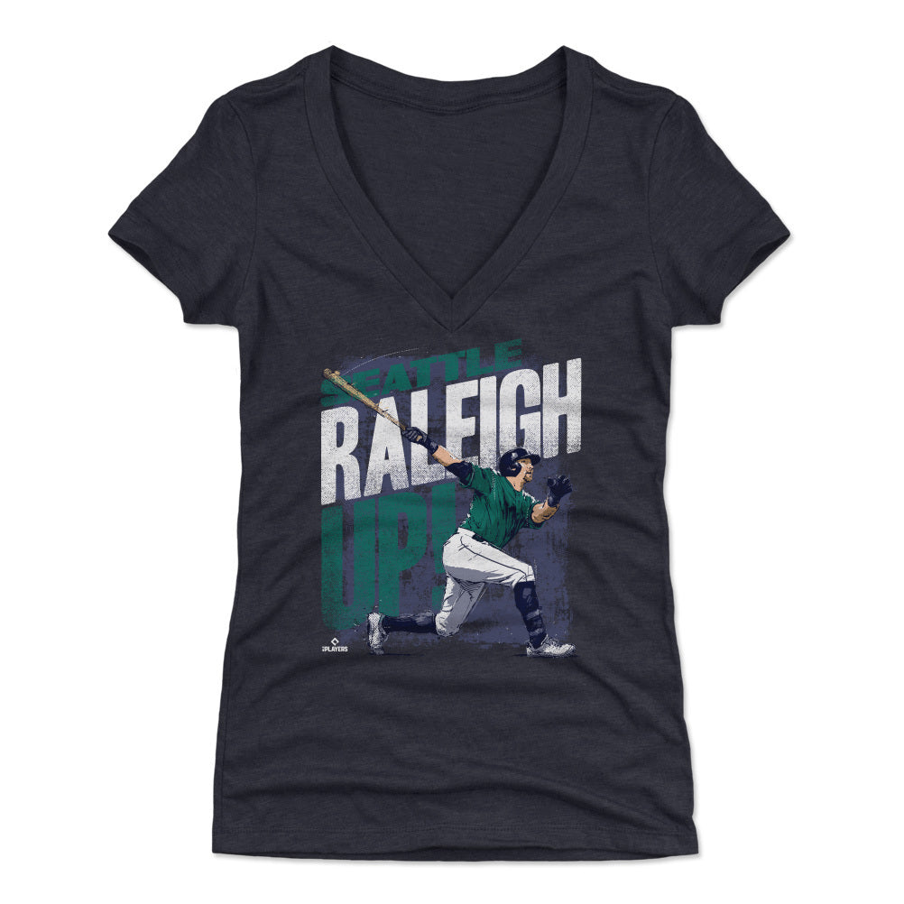 Cal Raleigh Women's V-Neck T-Shirt | 500 LEVEL