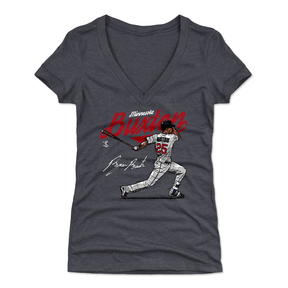 Byron Buxton Women's V-Neck T-Shirt | 500 LEVEL