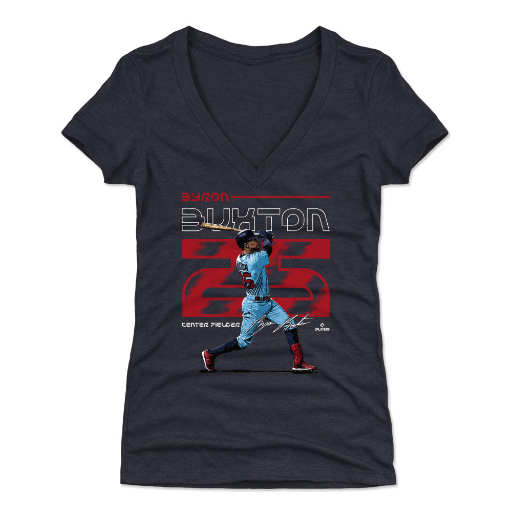 Byron Buxton Women's V-Neck T-Shirt | 500 LEVEL