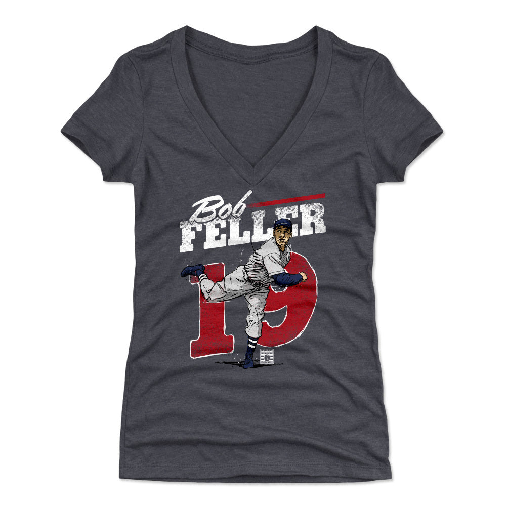 Bob Feller Women's V-Neck T-Shirt | 500 LEVEL