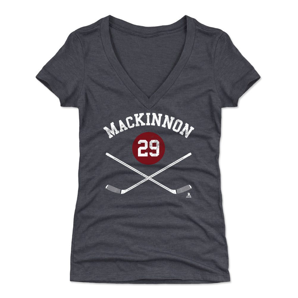 Nathan MacKinnon Women's V-Neck T-Shirt | 500 LEVEL