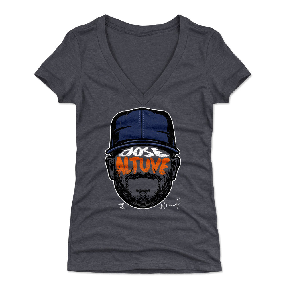 Jose Altuve Women's V-Neck T-Shirt | 500 LEVEL