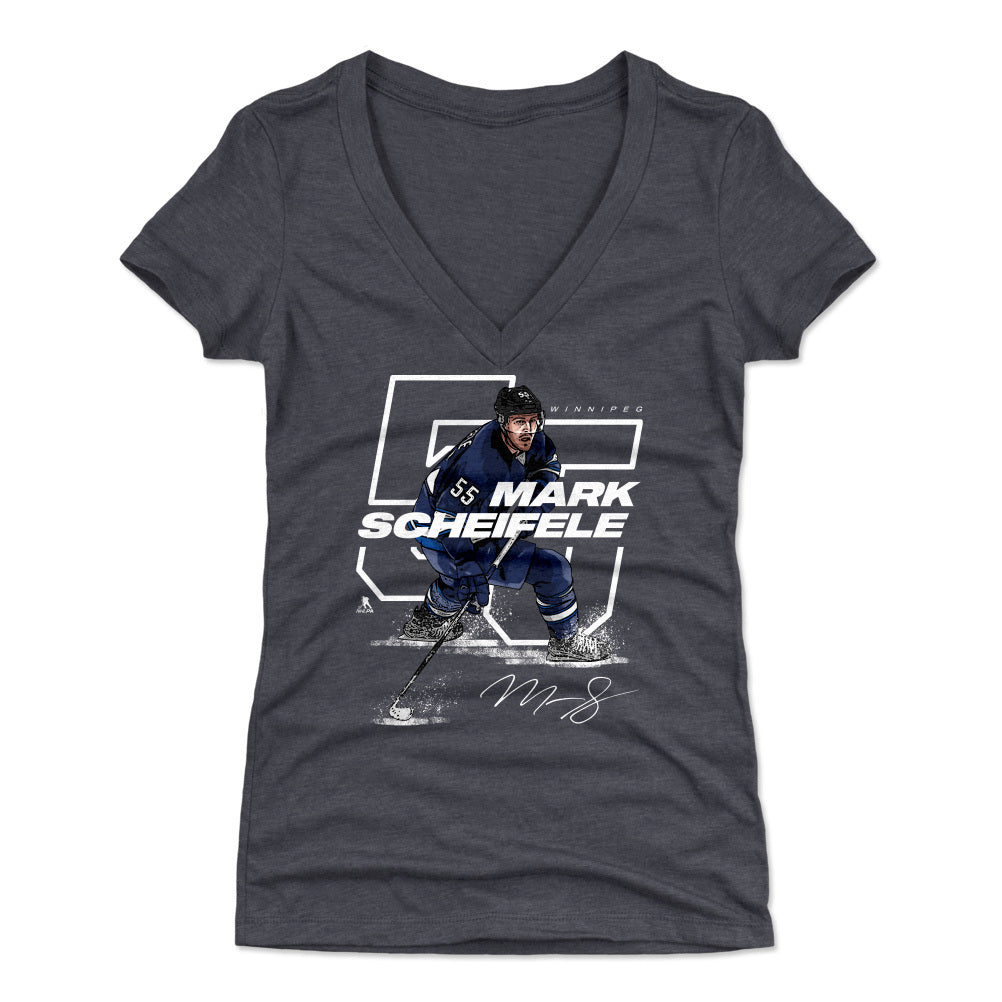 Mark Scheifele Women's V-Neck T-Shirt | 500 LEVEL