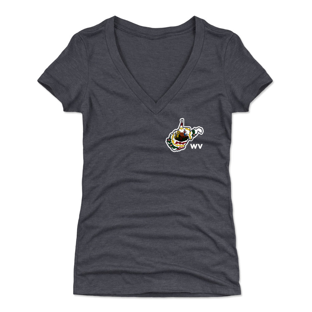 West Virginia Women's V-Neck T-Shirt | 500 LEVEL