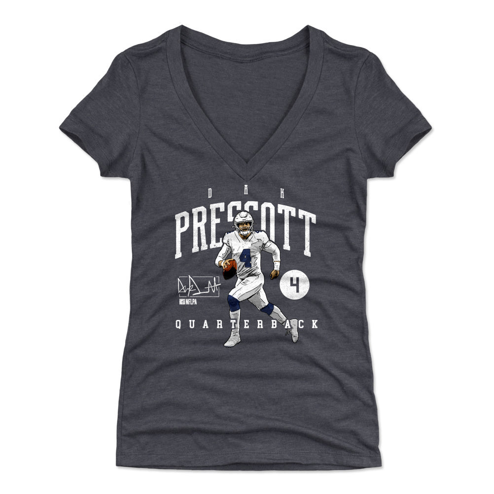 Dak Prescott Women's V-Neck T-Shirt | 500 LEVEL