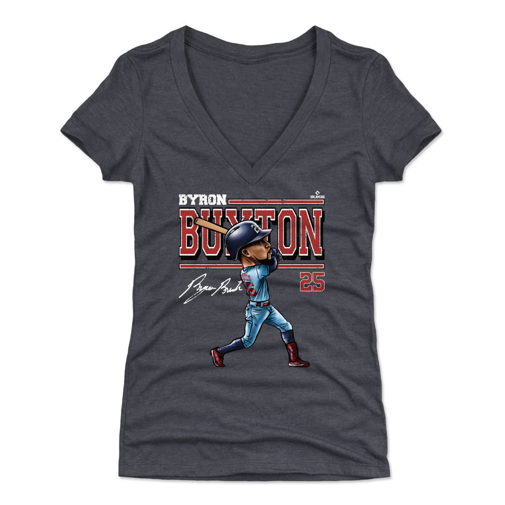 Byron Buxton Women's V-Neck T-Shirt | 500 LEVEL