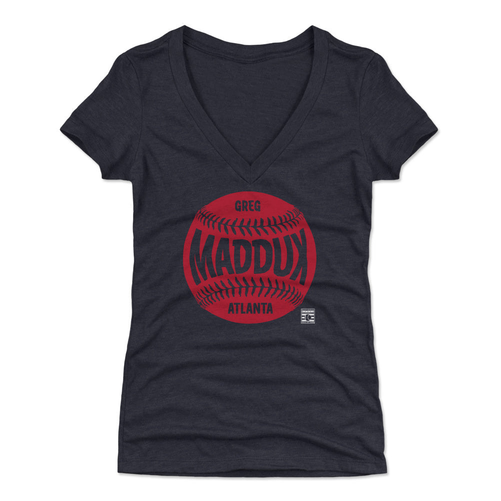 Greg Maddux Women's V-Neck T-Shirt | 500 LEVEL