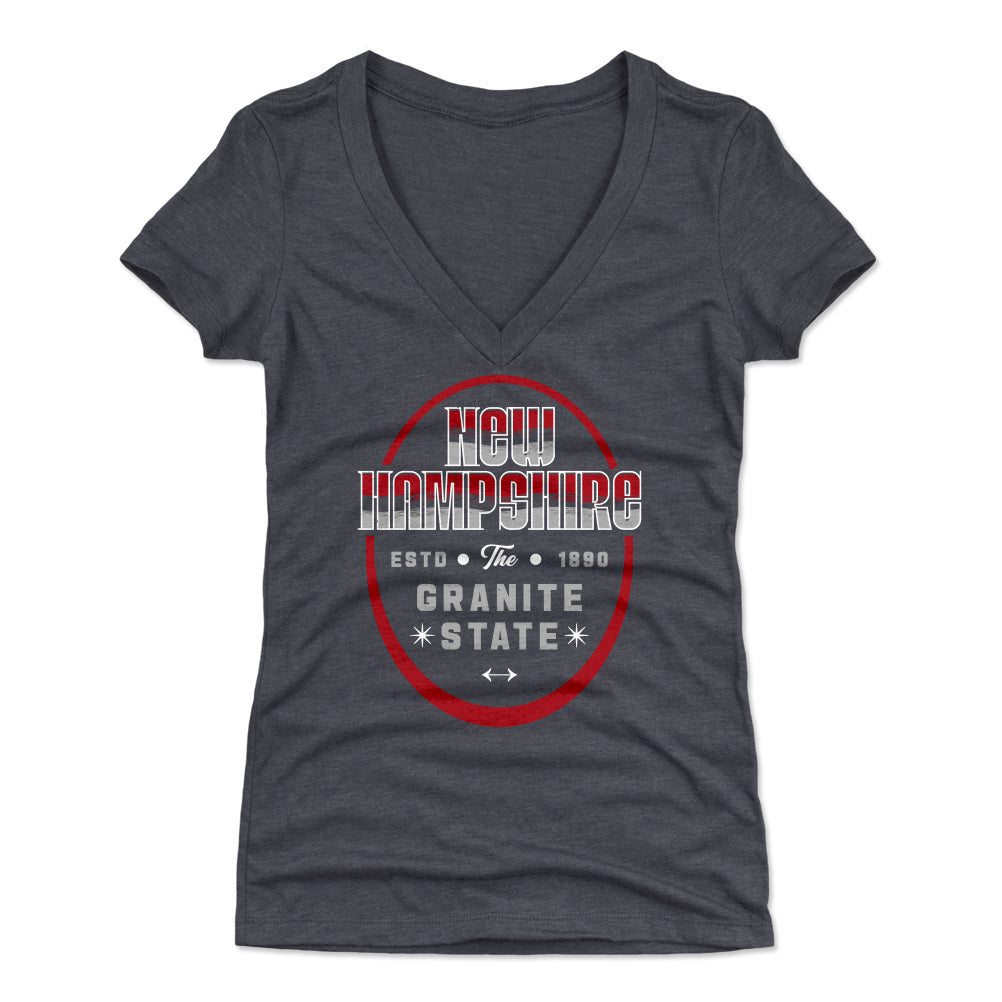 New Hampshire Women's V-Neck T-Shirt | 500 LEVEL