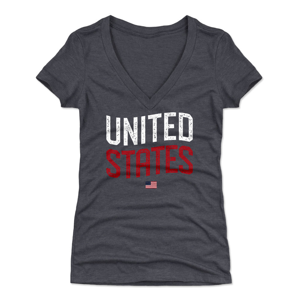 USA Women's V-Neck T-Shirt | 500 LEVEL