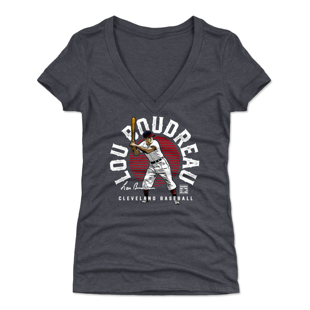 Lou Boudreau Women's V-Neck T-Shirt | 500 LEVEL
