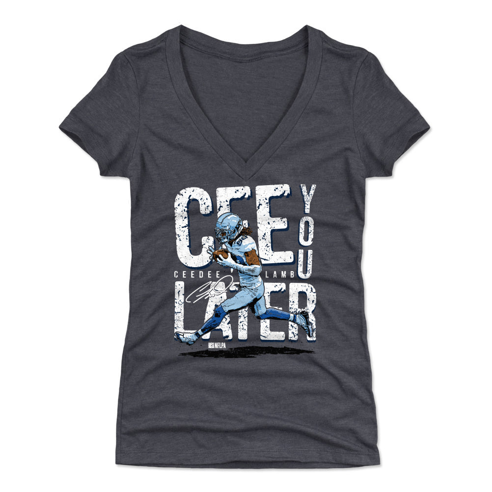 CeeDee Lamb Women's V-Neck T-Shirt | 500 LEVEL
