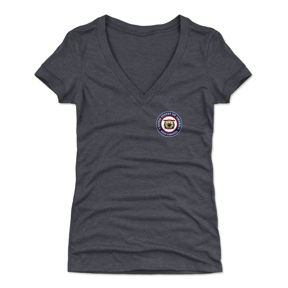 West Virginia Women's V-Neck T-Shirt | 500 LEVEL