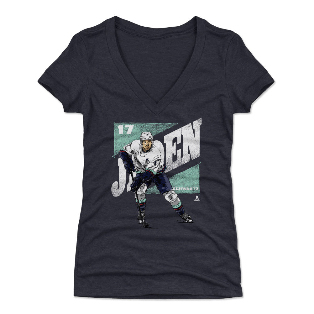 Jaden Schwartz Women's V-Neck T-Shirt | 500 LEVEL
