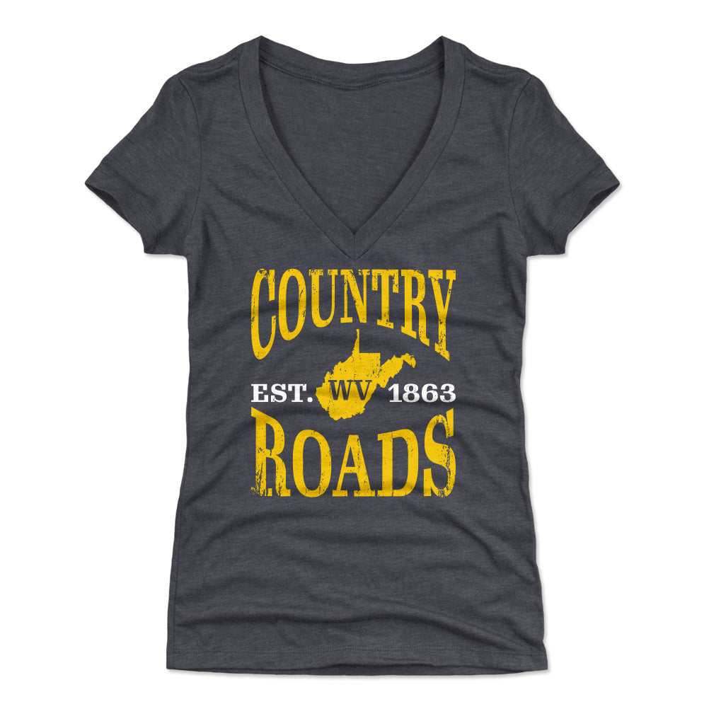 West Virginia Women's V-Neck T-Shirt | 500 LEVEL