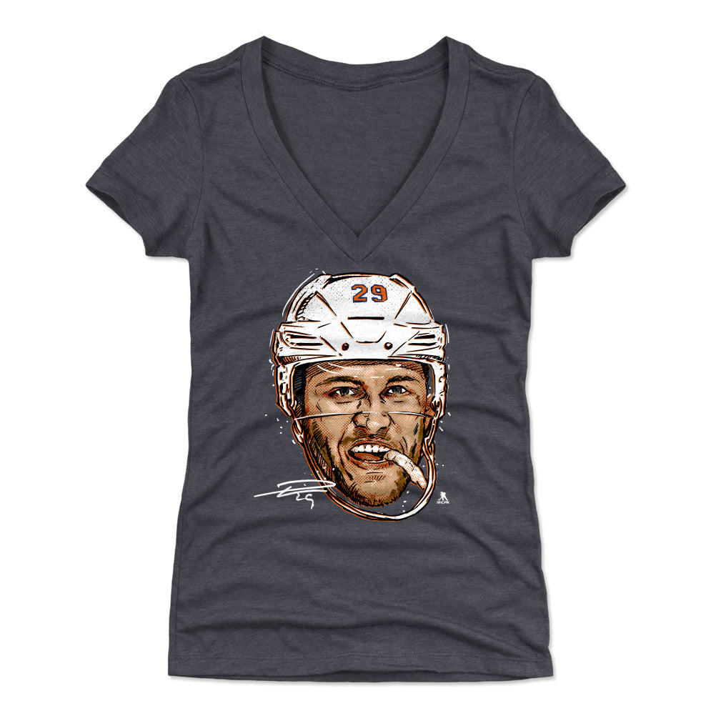Leon Draisaitl Women's V-Neck T-Shirt | 500 LEVEL