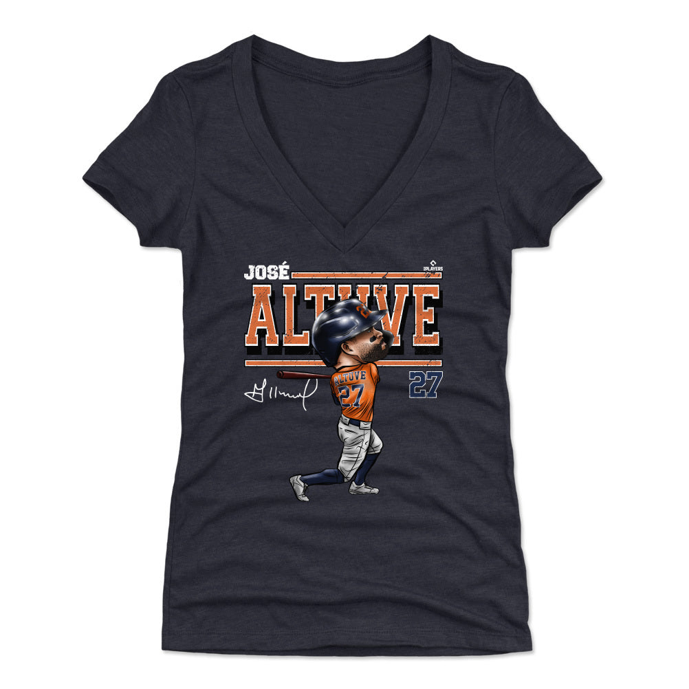 Jose Altuve Women's V-Neck T-Shirt | 500 LEVEL