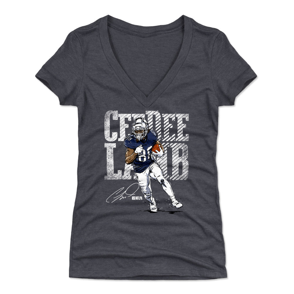 CeeDee Lamb Women's V-Neck T-Shirt | 500 LEVEL