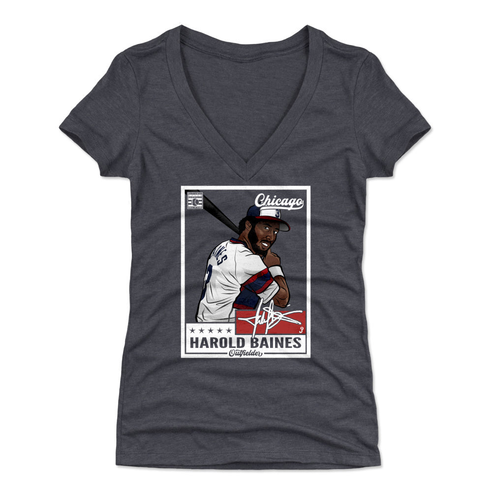 Harold Baines Women's V-Neck T-Shirt | 500 LEVEL