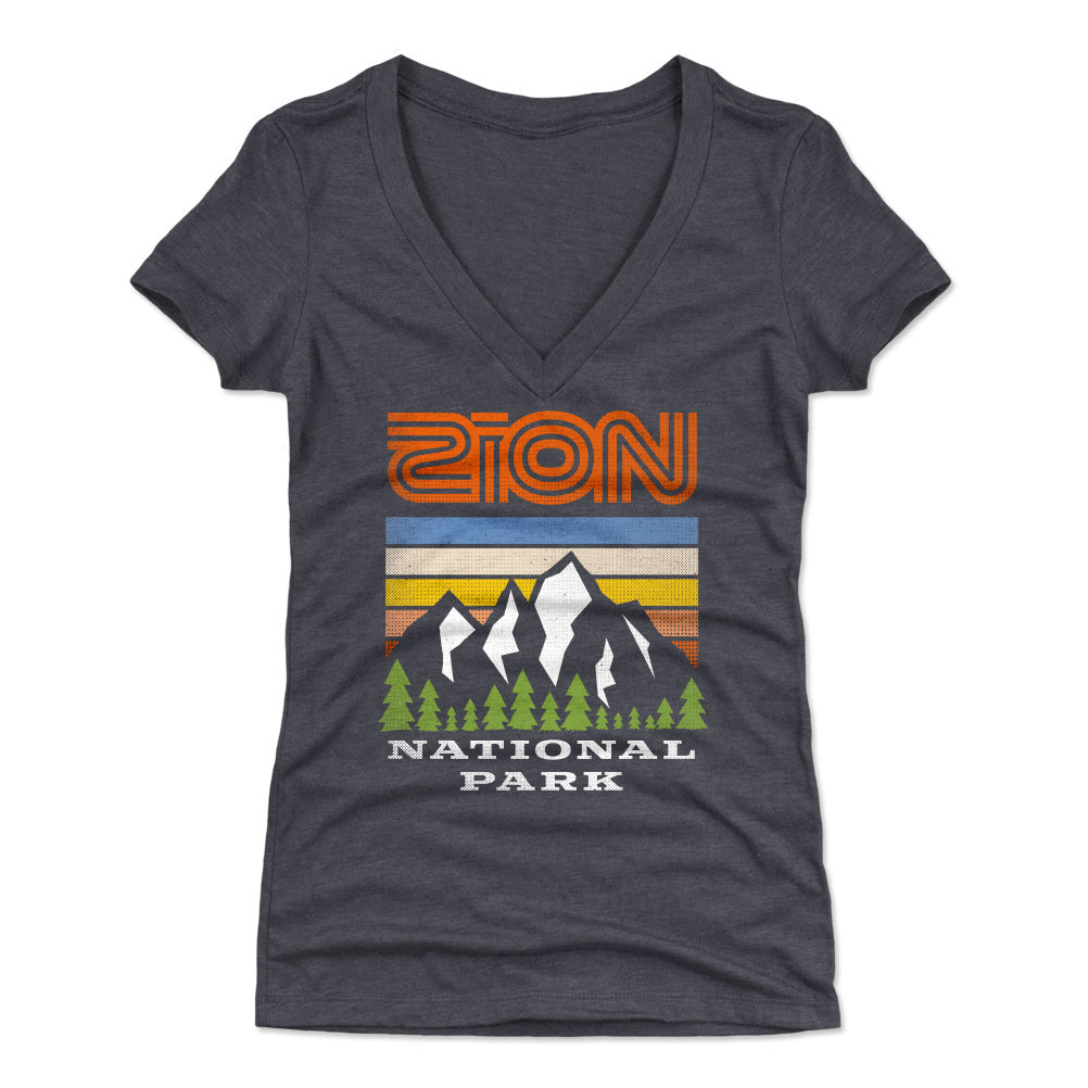 Zion National Park Women's V-Neck T-Shirt | 500 LEVEL