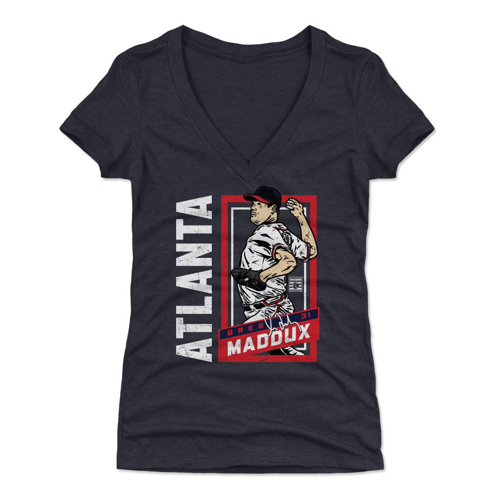 Greg Maddux Women's V-Neck T-Shirt | 500 LEVEL