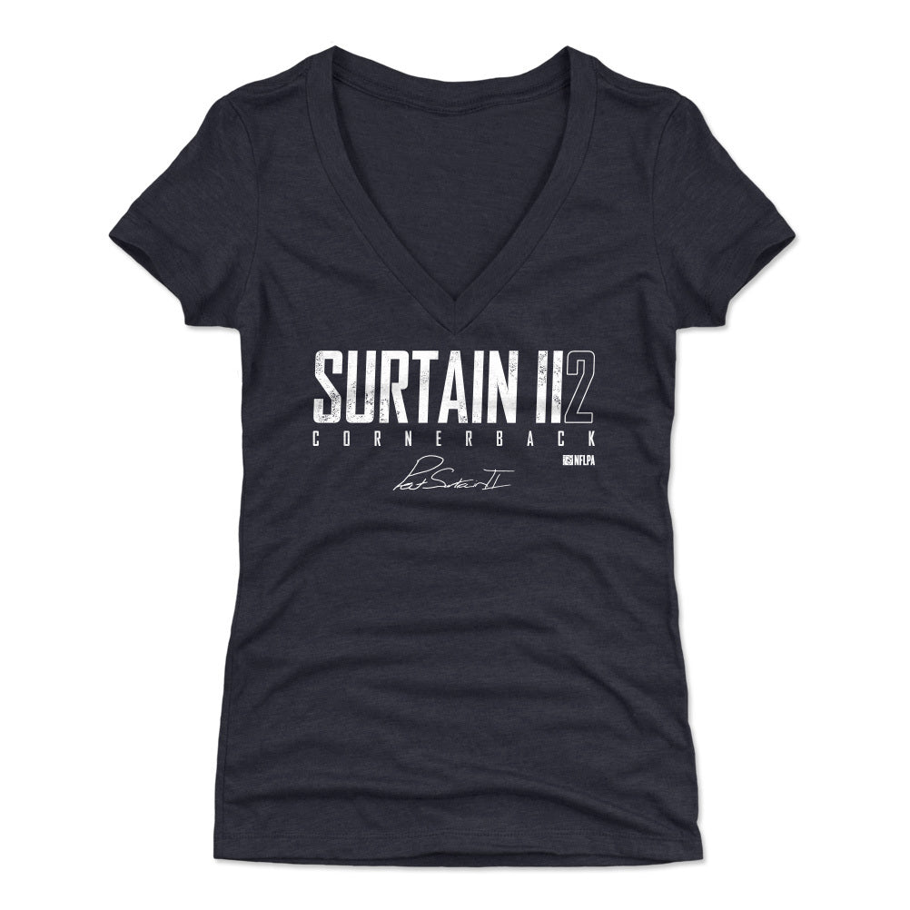 Patrick Surtain II Women's V-Neck T-Shirt | 500 LEVEL