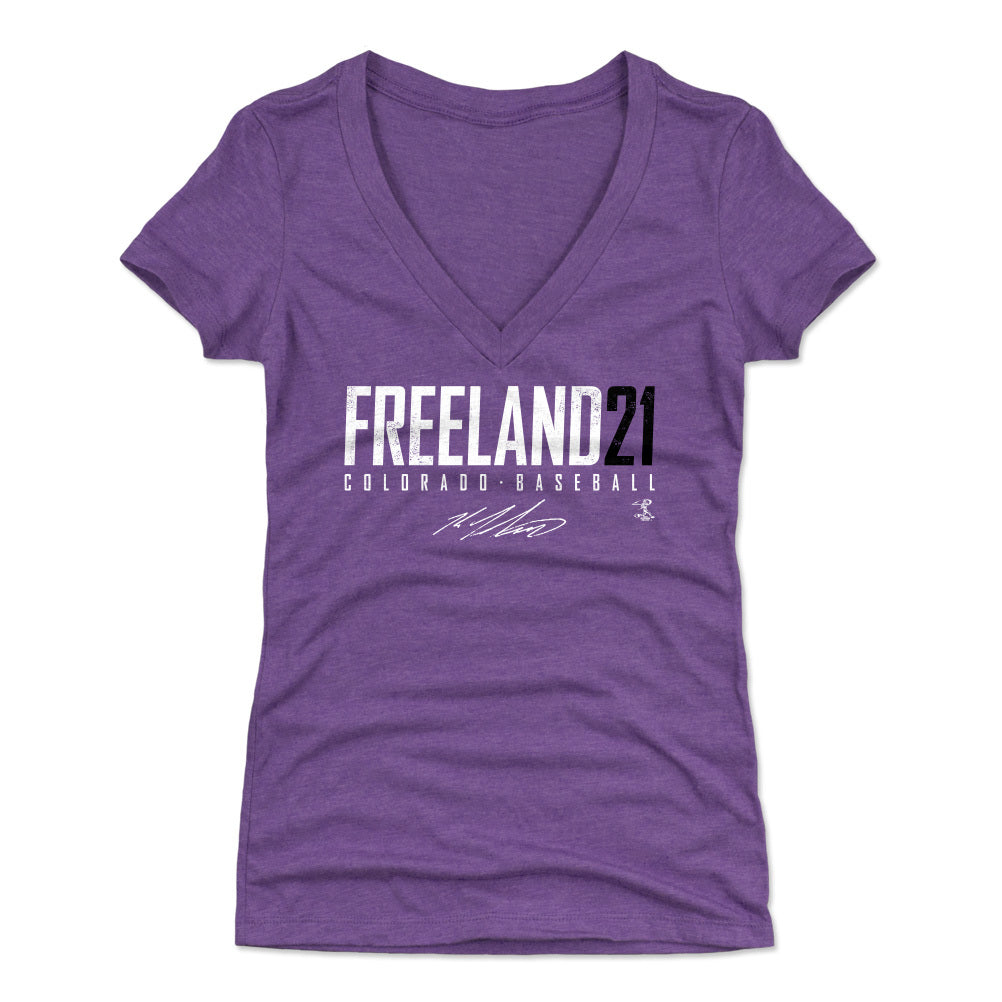 Kyle Freeland Women's V-Neck T-Shirt | 500 LEVEL