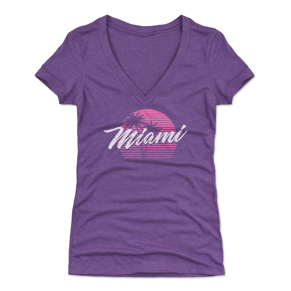Miami Women's V-Neck T-Shirt | 500 LEVEL