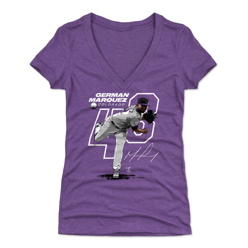 German Marquez Women's V-Neck T-Shirt | 500 LEVEL