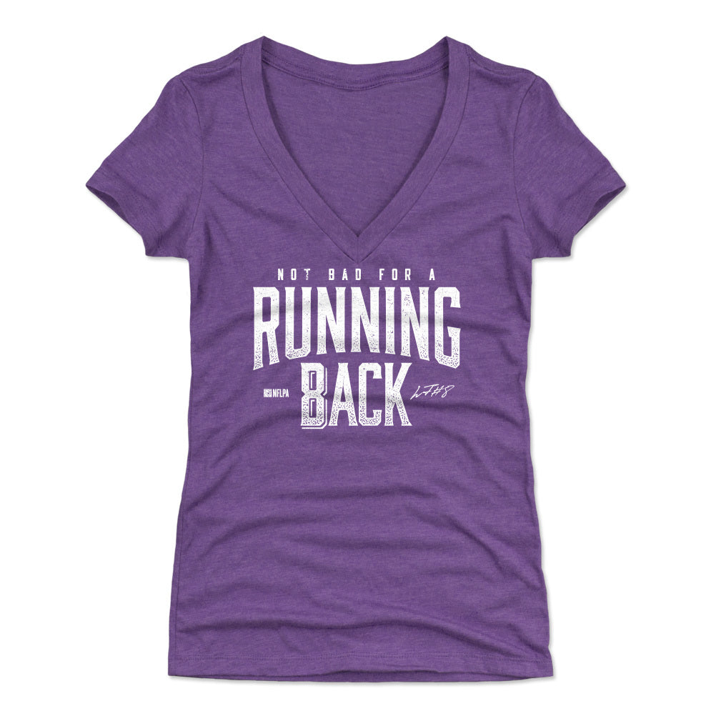 Lamar Jackson Women's V-Neck T-Shirt | 500 LEVEL