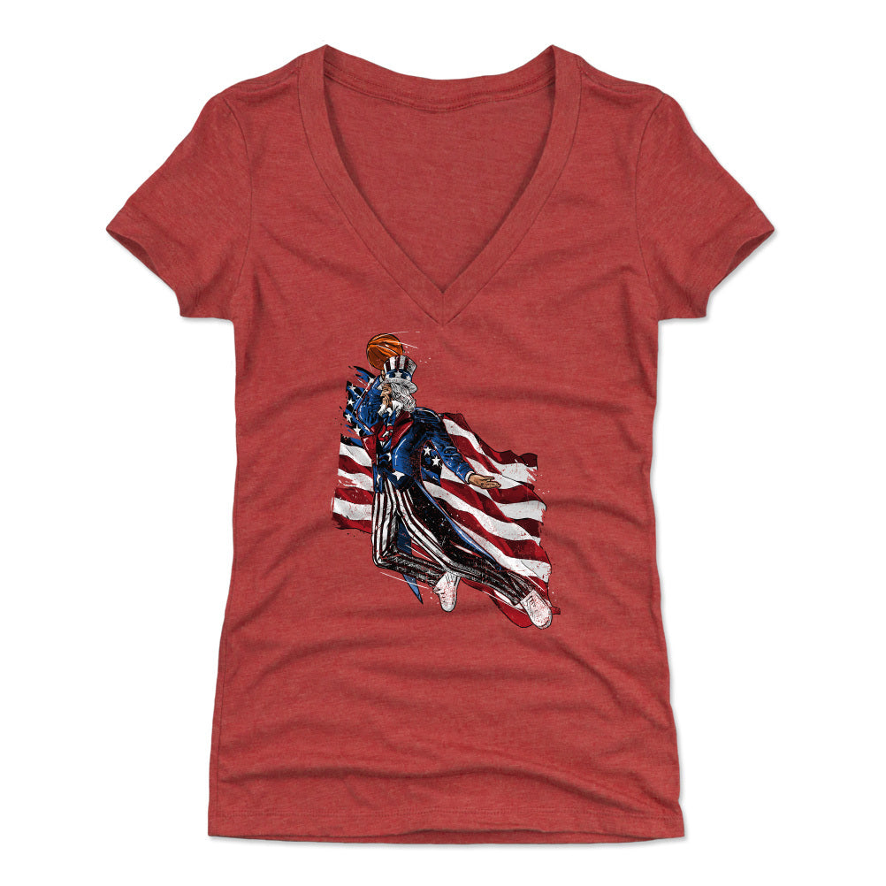 USA Women's V-Neck T-Shirt | 500 LEVEL