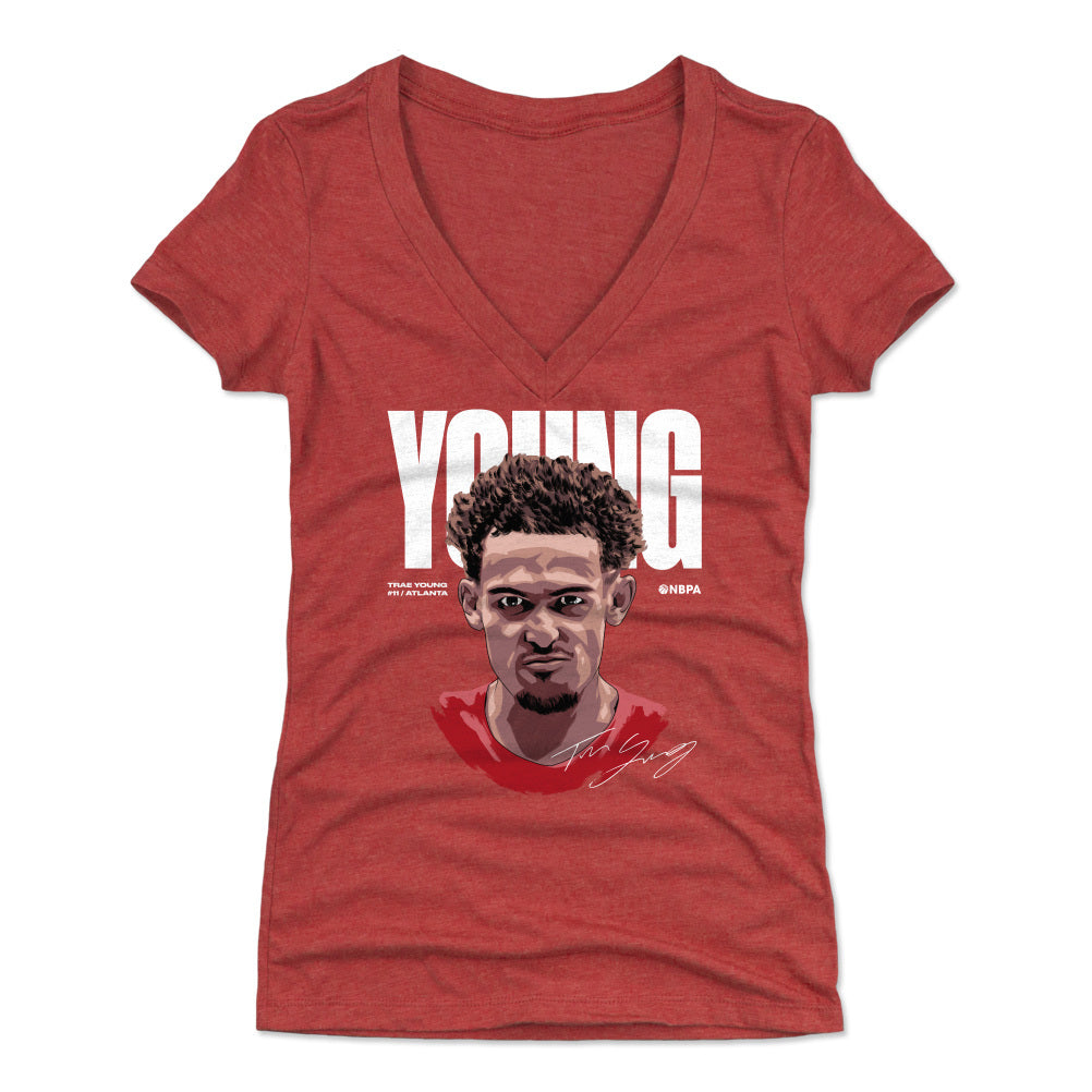 Trae Young Women's V-Neck T-Shirt | 500 LEVEL
