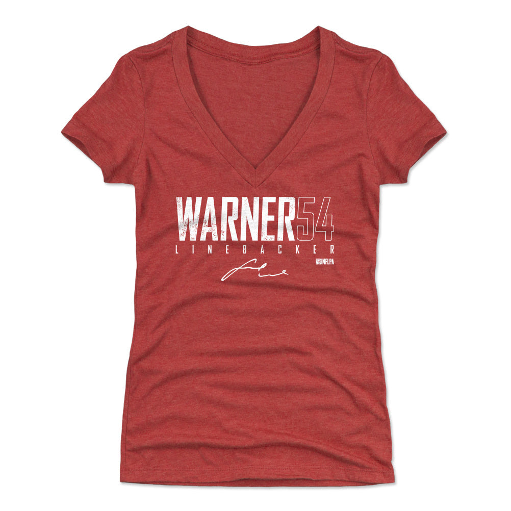 Fred Warner Women's V-Neck T-Shirt | 500 LEVEL