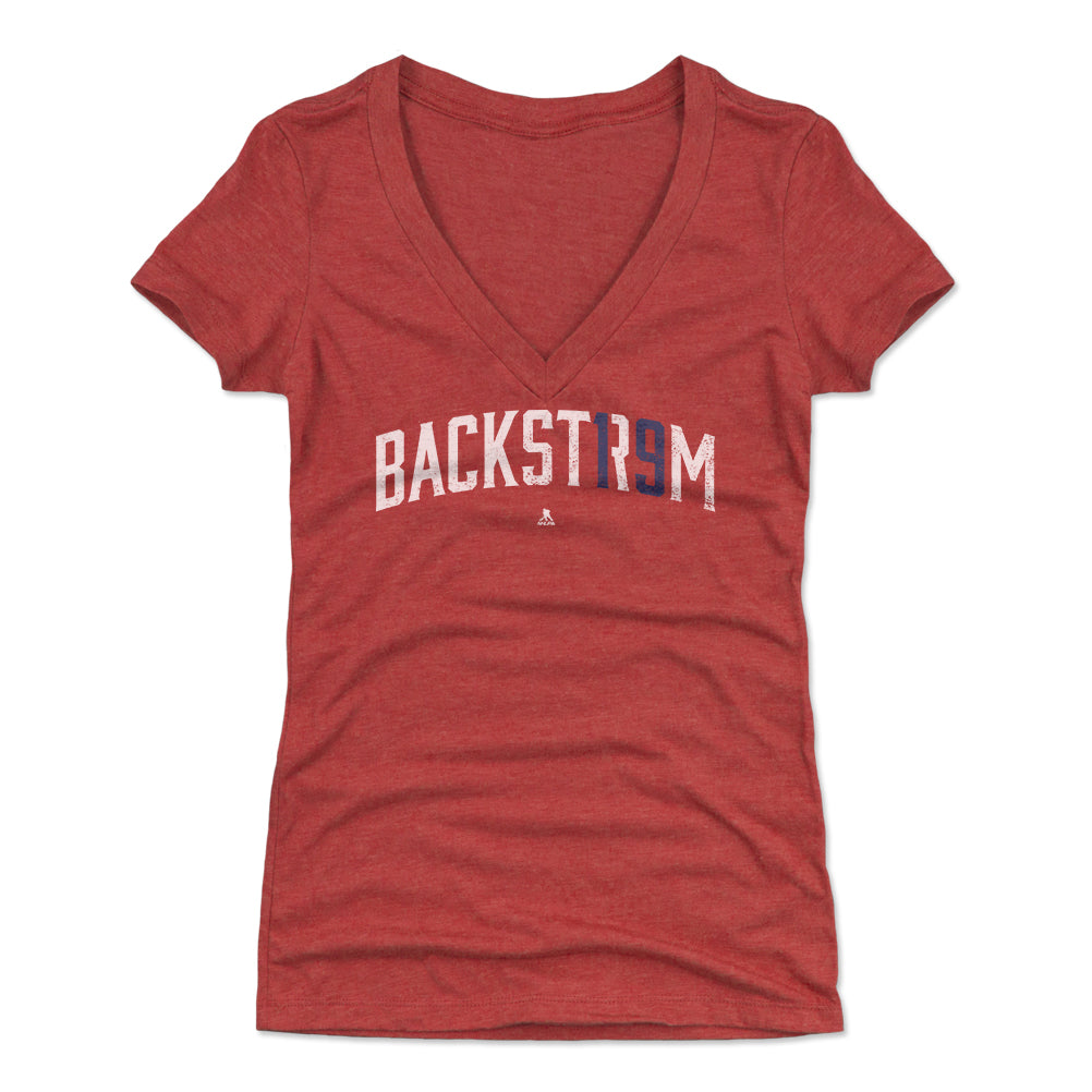 Nicklas Backstrom Women's V-Neck T-Shirt | 500 LEVEL
