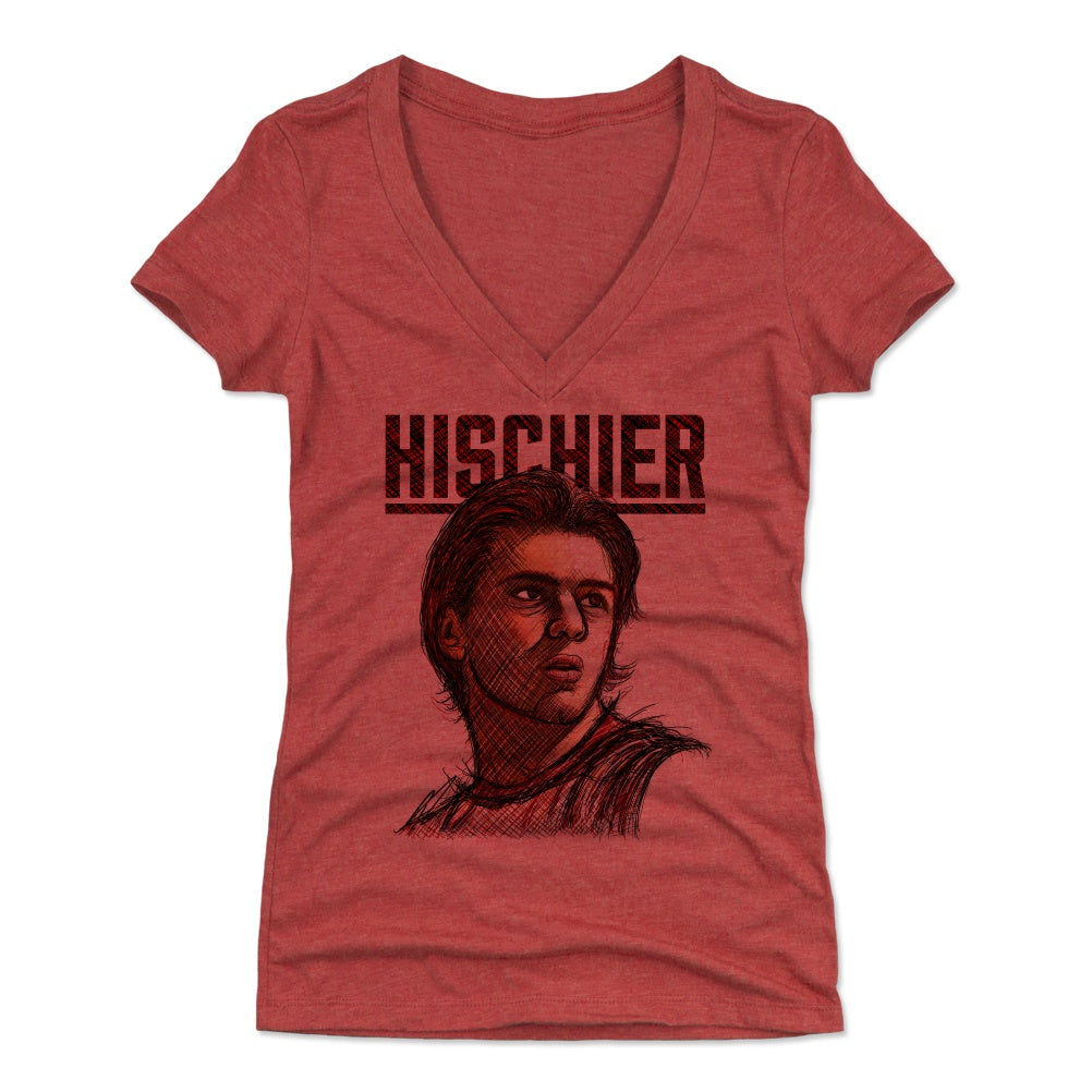 Nico Hischier Women's V-Neck T-Shirt | 500 LEVEL