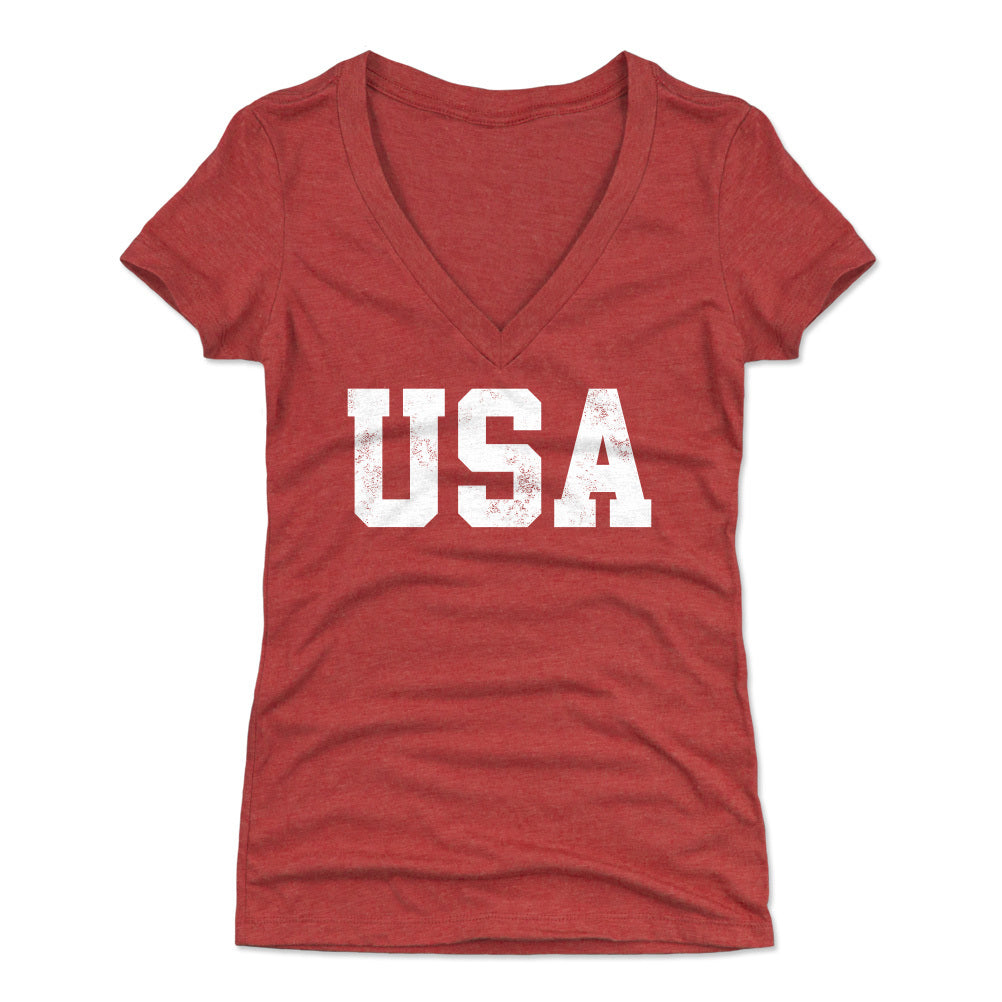 American Pride Women's V-Neck T-Shirt | 500 LEVEL