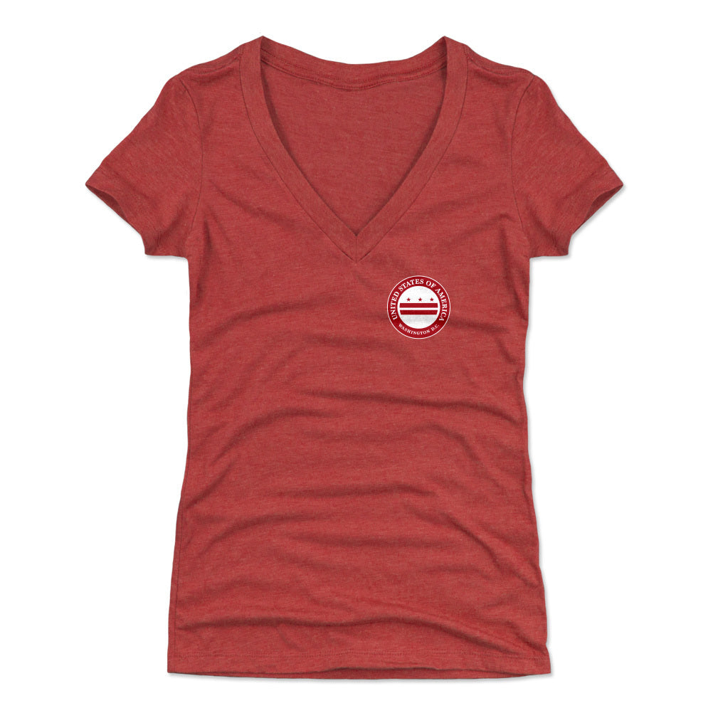 Washington D.C. Women's V-Neck T-Shirt | 500 LEVEL