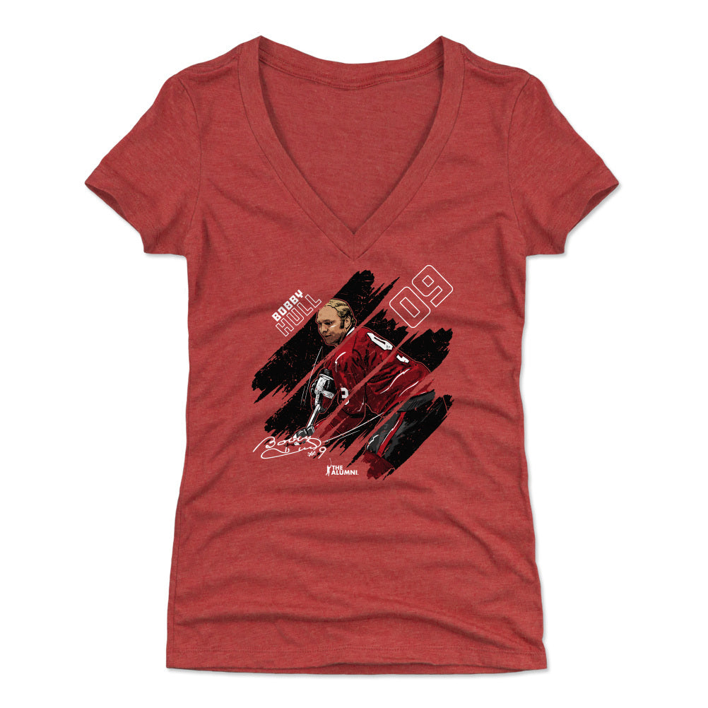 Bobby Hull Women's V-Neck T-Shirt | 500 LEVEL