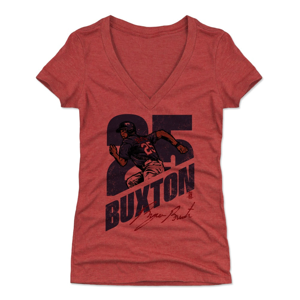 Byron Buxton Women's V-Neck T-Shirt | 500 LEVEL