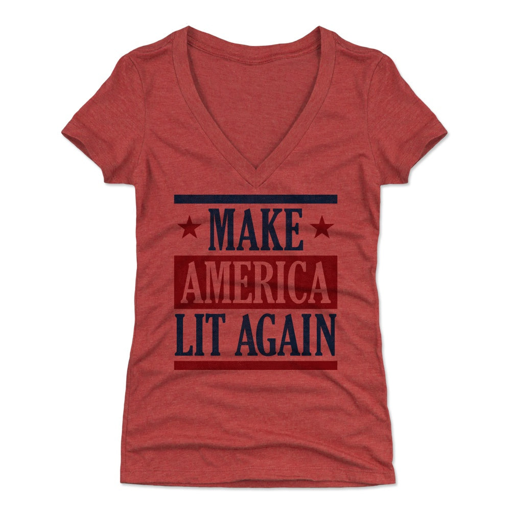 USA Women's V-Neck T-Shirt | 500 LEVEL