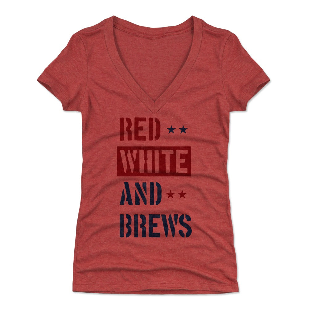 USA Women's V-Neck T-Shirt | 500 LEVEL