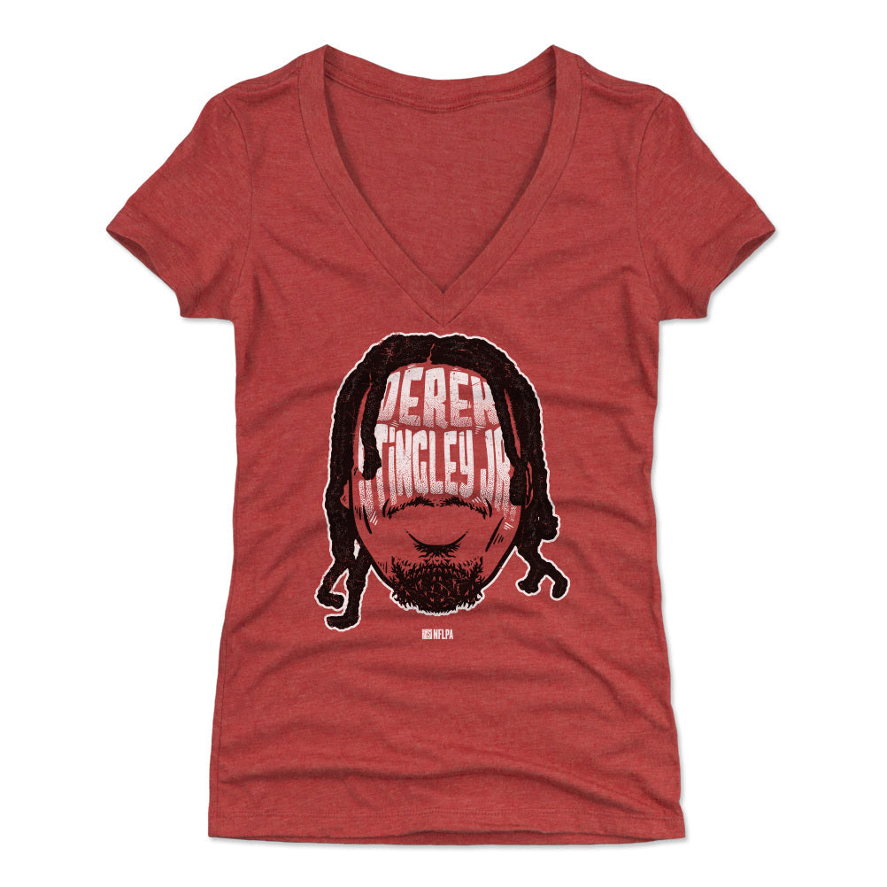 Derek Stingley Jr. Women's V-Neck T-Shirt | 500 LEVEL