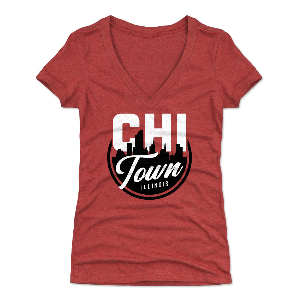 Chicago Women's V-Neck T-Shirt | 500 LEVEL