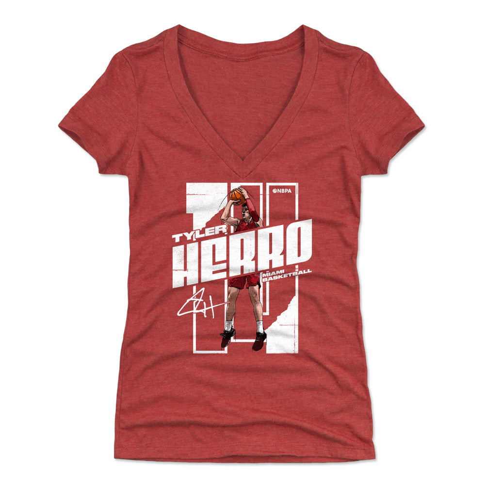 Tyler Herro Women's V-Neck T-Shirt | 500 LEVEL