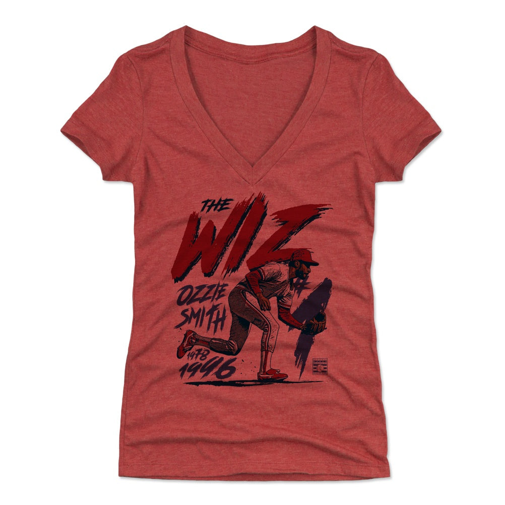 Ozzie Smith Women's V-Neck T-Shirt | 500 LEVEL