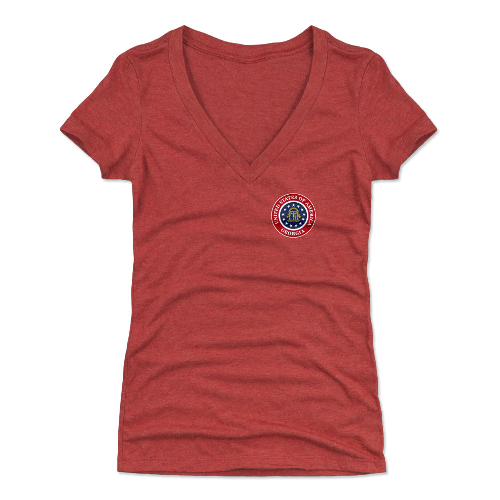 Georgia Women's V-Neck T-Shirt | 500 LEVEL