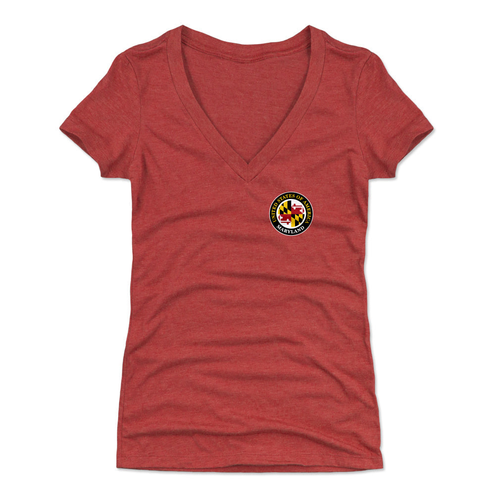 Maryland Women's V-Neck T-Shirt | 500 LEVEL